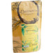 A brown bag of Davidson's Organic English Breakfast Loose Leaf Tea with a green and yellow label.