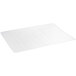 A white rectangular mat on a white background.