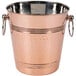 American Metalcraft WB8C 5.25 Qt. Hammered Copper Wine Bucket Main Thumbnail 2