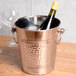 American Metalcraft WB8C 5.25 Qt. Hammered Copper Wine Bucket Main Thumbnail 1