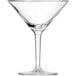 A Schott Zwiesel Basic Bar martini glass with a clear glass stem.