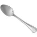 A Sant'Andrea Rossini stainless steel teaspoon with a handle.