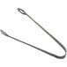 Oneida New Rim by 1880 Hospitality 18/10 Stainless Steel Tongs with a hole in the end.
