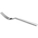 A Sant'Andrea Fulcrum stainless steel petite fork with a silver handle.