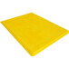 A yellow rectangular Plasticade trench cover with a white background.