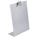 A Menu Solutions white clipboard with a metal clip.