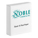 A box of Noble Chemical Inc. Quat-10 test paper for measuring quaternary sanitizer concentration.
