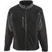 A black RefrigiWear softshell jacket with grey accents.