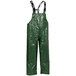 A pair of green Tingley overalls with suspenders.