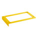Yellow rectangular plastic Pan Stackers.