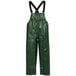 A pair of green Tingley Iron Eagle overalls with straps.