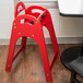 Koala Kare KB105-03 Red Designer High Chair - Assembled Main Thumbnail 1