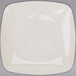 Fineline Renaissance 1508-BO 7 1/2" Bone / Ivory Plastic Salad Plate - 120/Case Main Thumbnail 2