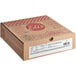 A brown Eli's Cheesecake box with red text on a white background.