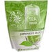 A 3 lb. bag of David Rio Tea Frost Japanese Matcha Frappe Mix with a glass of green tea on the package.