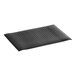 A black rectangular Lavex Diamond Deluxe anti-fatigue mat with a textured surface and holes.