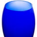 A blue Libbey tall iced tea glass.