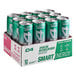 A case of 12 green and white C4 Smart Energy Watermelon Burst cans.