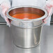 Vollrath 8230010 Miramar® 7 Qt. Stainless Steel Soup Inset with Embossed Rim Main Thumbnail 1