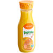 A Tropicana bottle of orange juice.