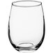 A clear glass Acopa Bubble Votive Candle Holder.