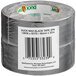 A pack of two black Duck Tape rolls with a bar code on one.