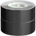 A pack of two rolls of black Duck Tape.