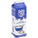 A blue and white carton of Island Oasis Nonfat Pasteurized Yogurt Frozen Beverage Mix.