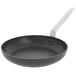 A black de Buyer Choc Intense fry pan with a white handle.