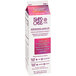 A white carton of Island Oasis Plus Acai Super Berries Frozen Beverage Mix with text.