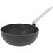 A black de Buyer Choc Intense stir fry pan with a handle.