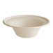 An EcoChoice Natural Bagasse Blend bowl on a white background.