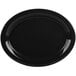 A black oval GET Elegance platter.