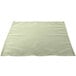 A seafoam green Intedge cloth napkin on a white surface.