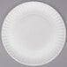 9" White Uncoated Paper Plate - 1000/Case Main Thumbnail 2