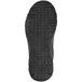 The black sole of a Skechers Alex women's athletic shoe.