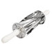 4" x 8 1/2" Stainless Steel Croissant / Pastry Cutter with Polyethylene Plastic Handles Main Thumbnail 3