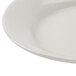CAC REC-6 6 1/2" Ivory (American White) Wide Rim Rolled Edge China Plate - 36/Case Main Thumbnail 5