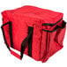 Rubbermaid FG9F4000RED ProServe Insulated Sandwich Delivery Bag Red Nylon 15" x 12" x 12" Main Thumbnail 3