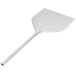An American Metalcraft silver metal pizza shovel with a long handle.