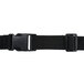 A black strap with a black plastic buckle.