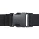 A black strap with a black plastic clasp.