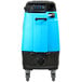 A blue and black Mytee 2008CS Contractor's Special carpet extractor with round vents.