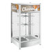 A ServIt countertop food warmer with glass display shelves.