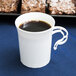 WNA Comet CWM8192W Classicware 8 oz. White Plastic Coffee Cup - 8/Pack Main Thumbnail 1