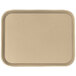 A beige Cambro fast food tray.