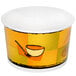 Huhtamaki 70408 Streetside Print 8 oz. Double-Wall Poly Paper Soup / Hot Food Cup with Plastic Lid - 250/Case Main Thumbnail 3