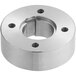 A stainless steel flange with holes and nuts for an Estella SM100.