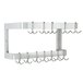 Advance Tabco GW-24 24" Powder Coated Steel Wall Mounted Double LinePot Rack with 12 Double Prong Hooks Main Thumbnail 1
