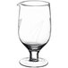 A Barfly stirring glass with a white design.